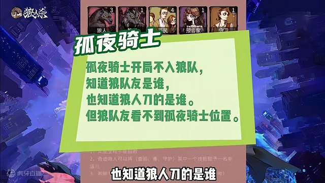 12人奇迹之夜2孤夜骑士来了 #创作灵感 #网易狼人杀 #狼人杀星赏金计划 #狼人杀人物介绍