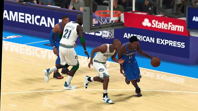 S9赛季 常规赛揭幕周-森林狼vs雷霆 56-57 上半场