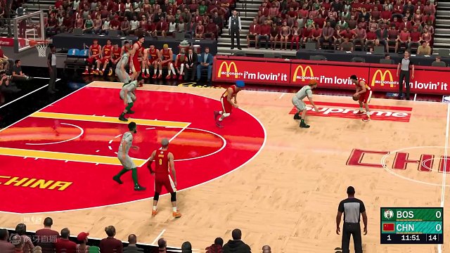 S9赛季 常规赛揭幕周-凯尔特人vs中国队 62-56 上半场