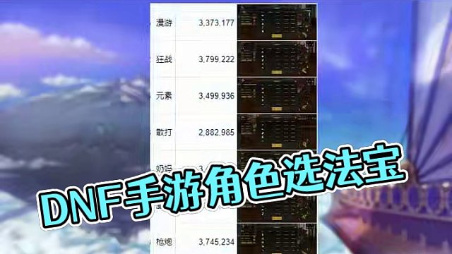 开服9大角色到底该怎么选？全职业dps排名告诉你！ #DNF手游521上线 #DNF手游勇士集结 #