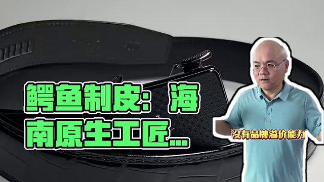 鳄鱼皮带：经典与现代的碰撞，打造你的专属风格 #鳄鱼皮带 #鳄珍 #源头工厂 #奢侈品