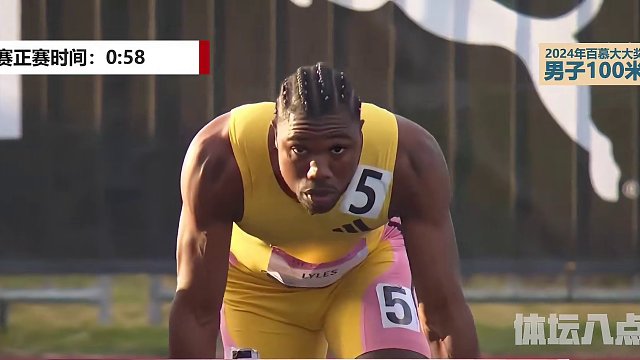 叱咤！2023年莱尔斯就斩获冠军 2024年在这种情况下也能夺冠？ #莱尔斯 #百米短跑 #短跑 #