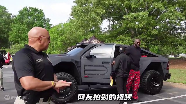 奥尼尔驾驶超大卡车，参加国外某车展活动，请问：这是什么车！