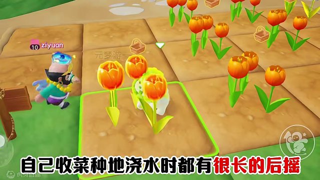 元梦农场无后摇浇水种菜教学来了！学会种地效率提升一倍！ #元梦之星   #元梦之星潮音畅想赛季   