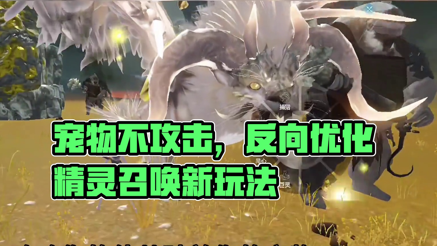 为什么宠物不攻击了？ 好的想法+半成品的制作=反向优化 侍从召唤 #妄想山海  #侍从召唤 #宠物不