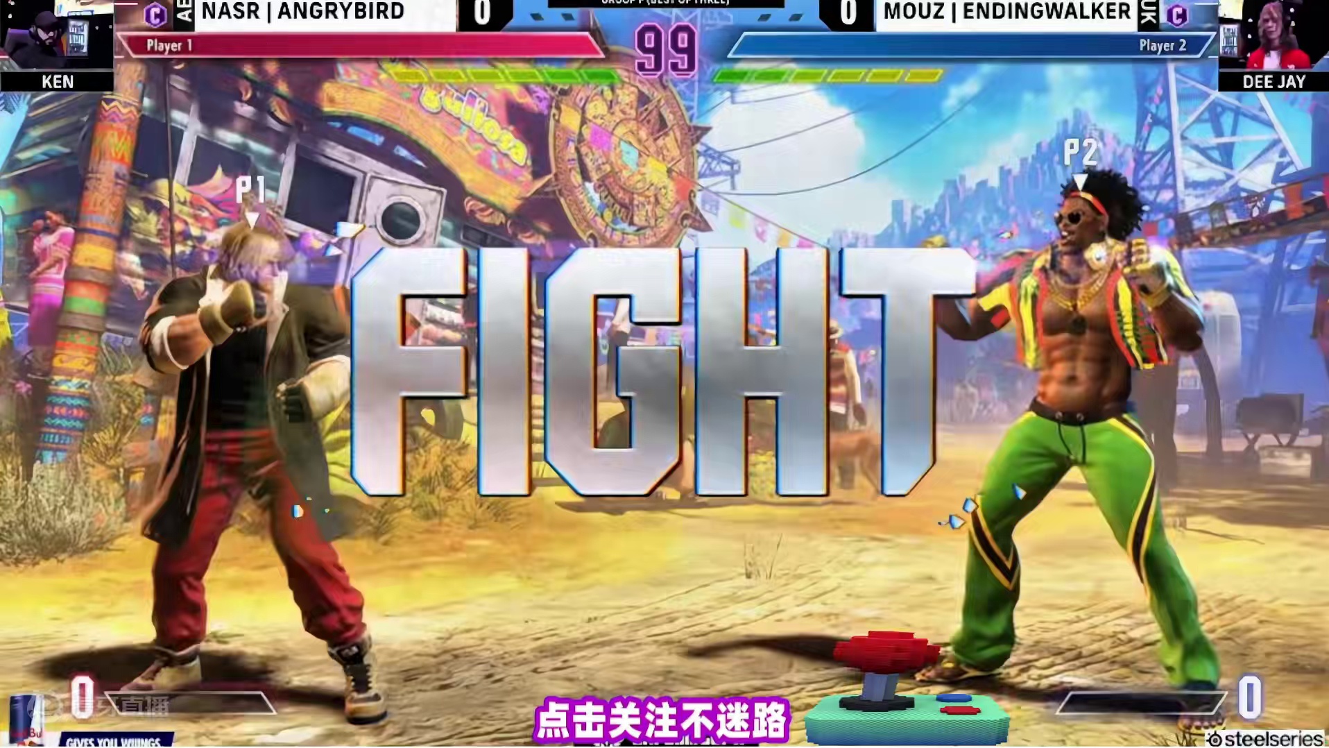 世界冠军怒鸟单挑英国17岁天才玩家！街霸6