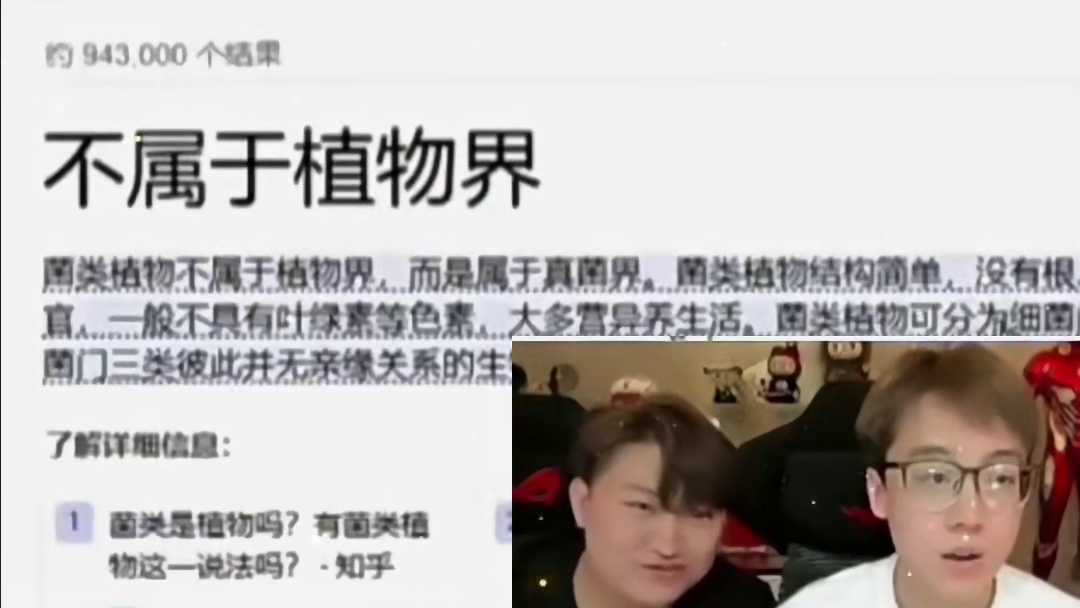 话说菌类到底算不算植物？