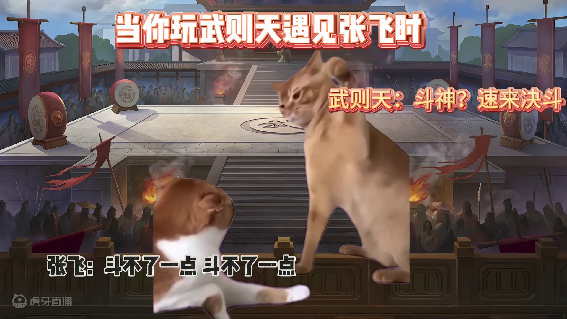 英雄杀-猫猫meme：当你玩武则天遇见张飞时