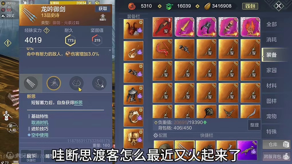 断思+渡客怎么又火起来啦 针对雷神天愚 实际的命中及倍率研究  #妄想山海  #断思 #渡客 #输出