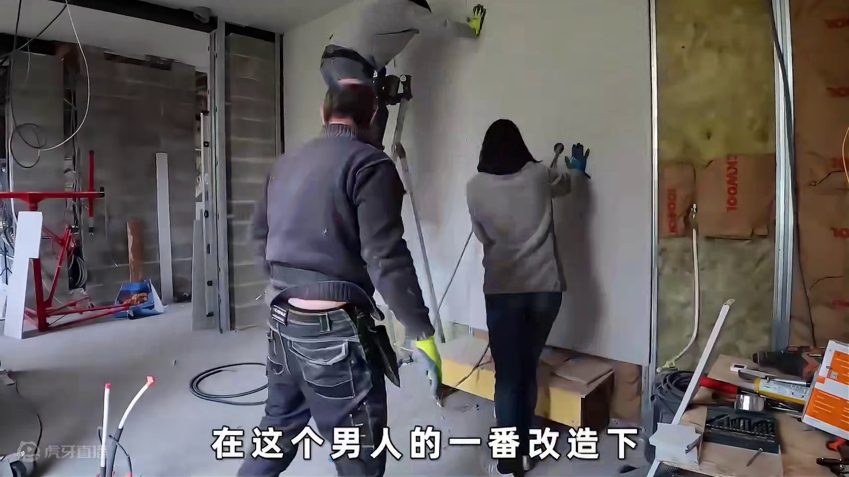 废弃两百年的城堡改造后居然这么好看 #野外建造 #野外生活 #解压