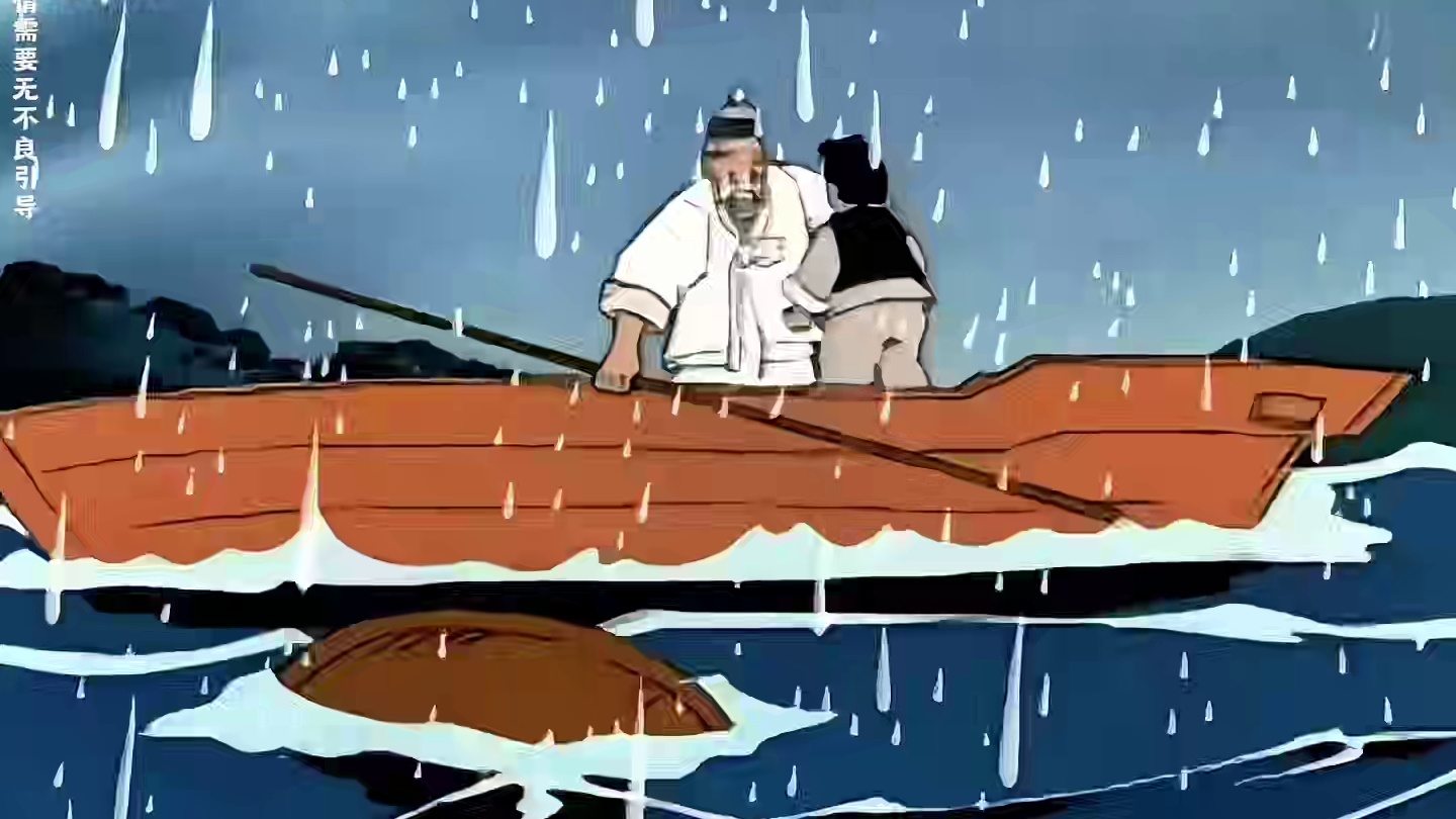 老人从洪水中救下一个小男孩并将他当作亲生儿子去对待，不料男孩长大后却对老人恩将仇报！_1