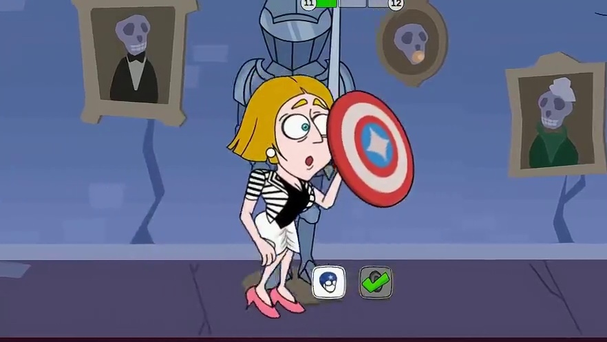 小姐姐大冒险第十二集：我拿到了美队大盾牌 #小游戏