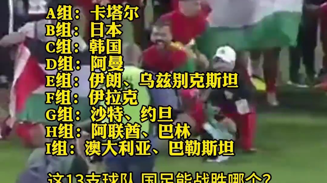 巴勒斯坦晋级！世预赛亚洲区18强赛已产生13队 #国足 末轮对阵韩国打平就出线 #足球的魅力 #国足