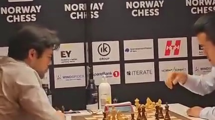 丁立人重整旗鼓，昨日拿到了最近几轮宝贵的一场胜利，加赛大胜中村光，找回状态，人哥加油#国际象棋 #比