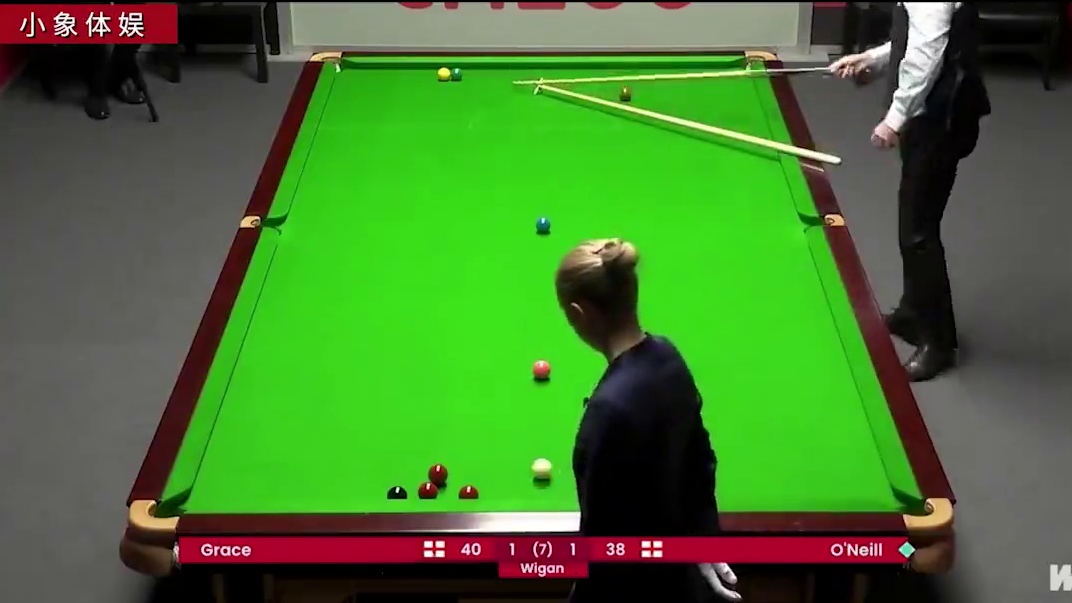 斯诺克史上最绝望斯诺克，解14次被罚61分，裁判最终也没判无解#台球是一种生活 #这台球一打一个不吱