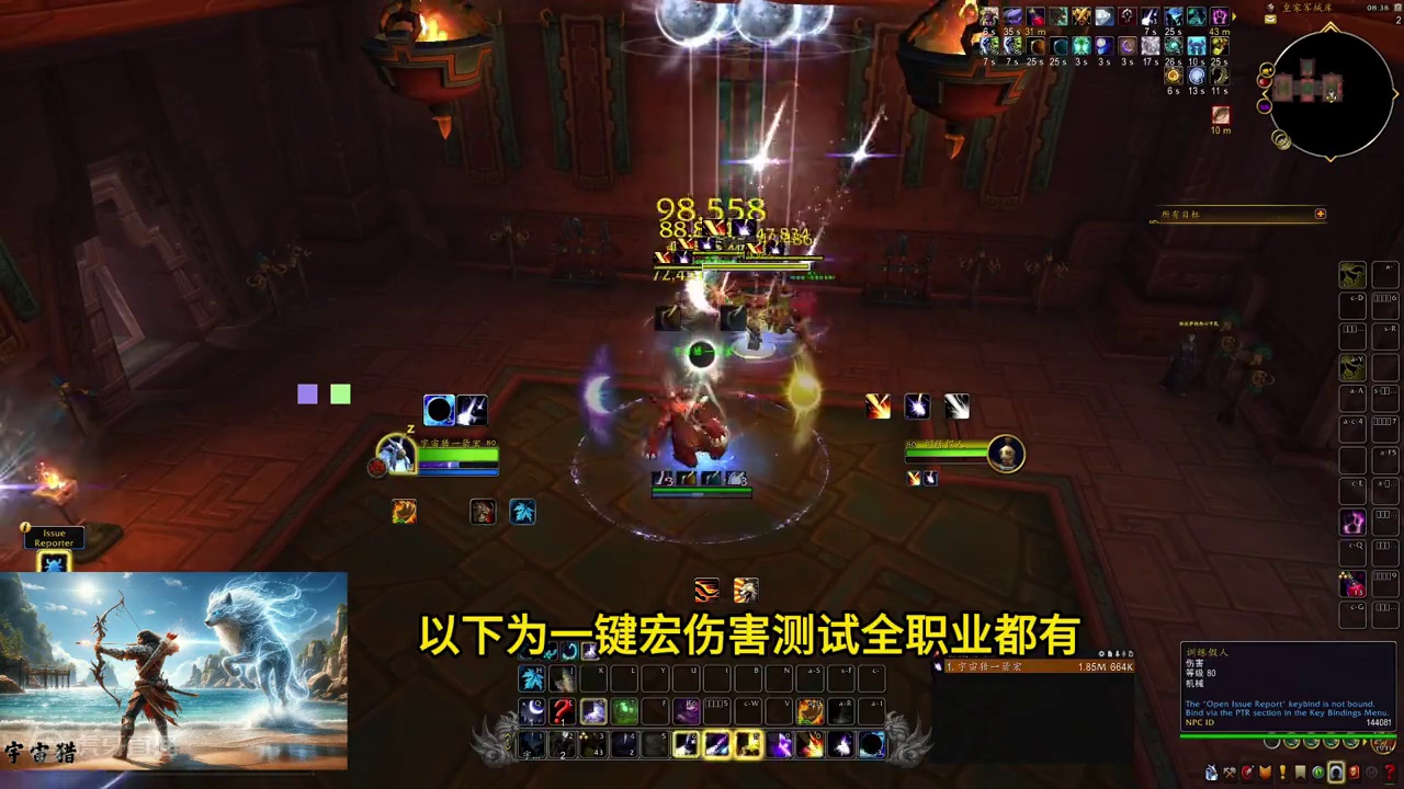 11.0地心之战鸟德一键宏群体爆发400万稳定200万教学 #魔兽世界 #地心之战 #鸟德一键宏