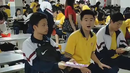 #2024高考  #学校食堂  大本营  #考前冲刺  #早餐  #临阵磨枪