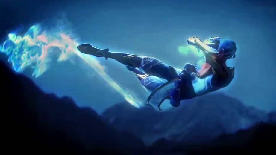 盲僧：我就是风暴！#盲僧 #lol手游神龙尊者皮肤 #lolm上分英雄