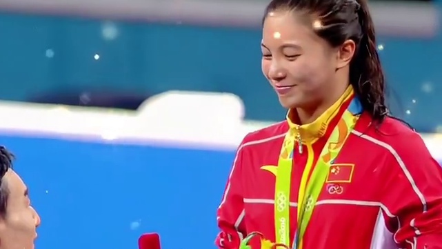 一场特别的求婚仪式 2016年秦凯向何姿求婚 #秦凯   #何姿   #体育