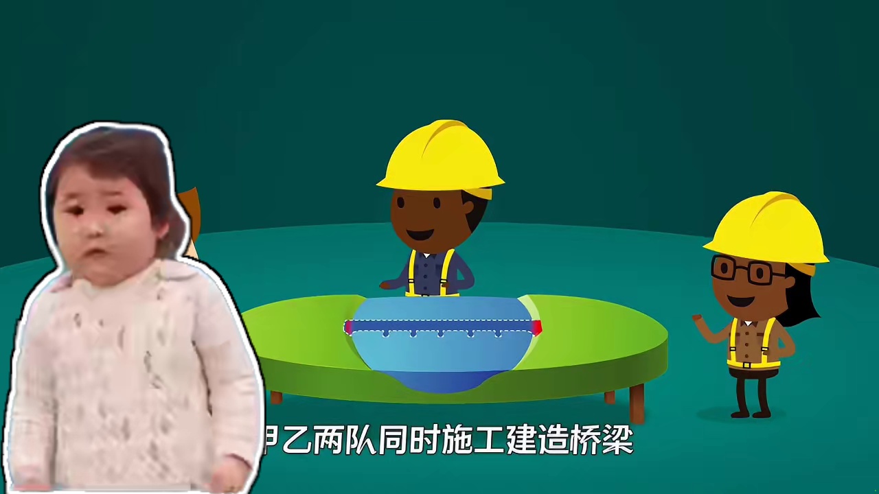 两队同时修桥没对齐怎么办？是炸掉重新修，还是将错就错补一下？ #知识 #趣闻 #桥梁工程 #科普一下