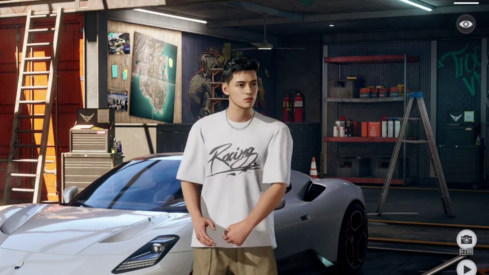 车库光影实录 #极品飞车集结 #极品飞车集结定档7月 #极品飞车绝美风景#极品飞车集结画质