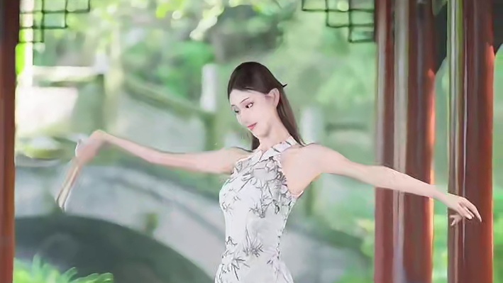 来不来，我都在等你#古典舞 #旗袍 #东方有新艺 #东方美学组队来直播间了