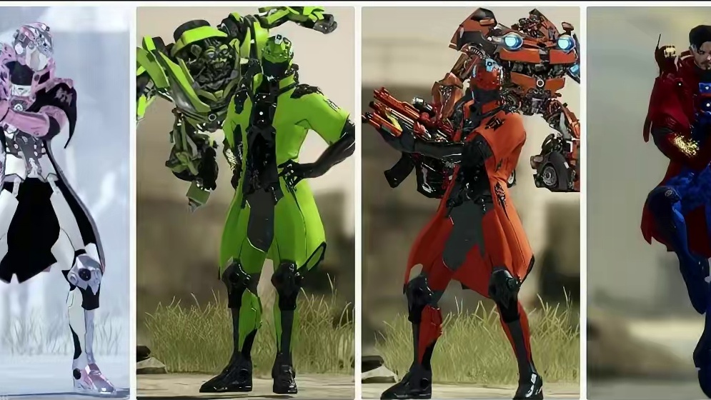 机械师机甲套装展示#命运方舟 #机械师皮肤 #寻找命运方舟最有才的你 #命运方舟天界圣域#命运方舟新