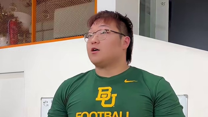 发掘你的天赋并合理运用！#出国留学 #留学 #贝勒大学 #橄榄球运动员 #NCAA