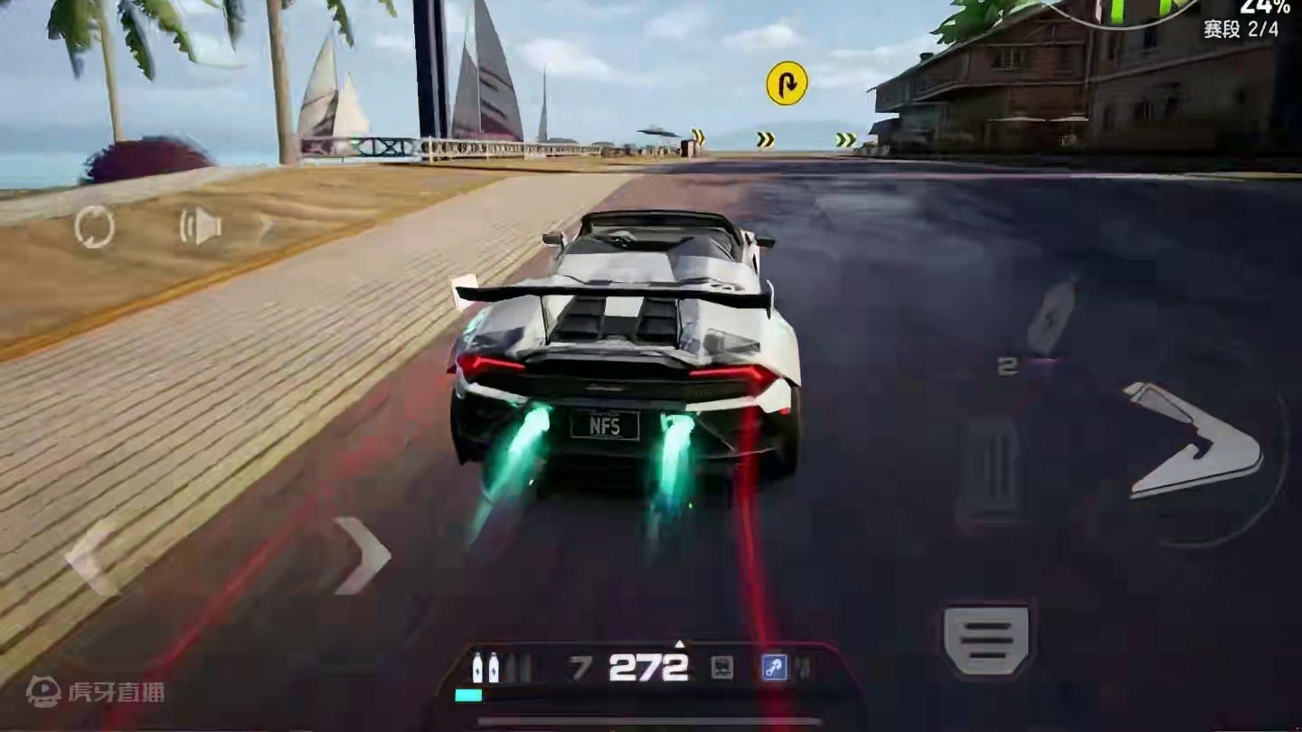 热昂街道，跑法教学！大家更喜欢第1圈的画面，还是第2圈？ #极品飞车集结 #极品飞车集结定档暑期