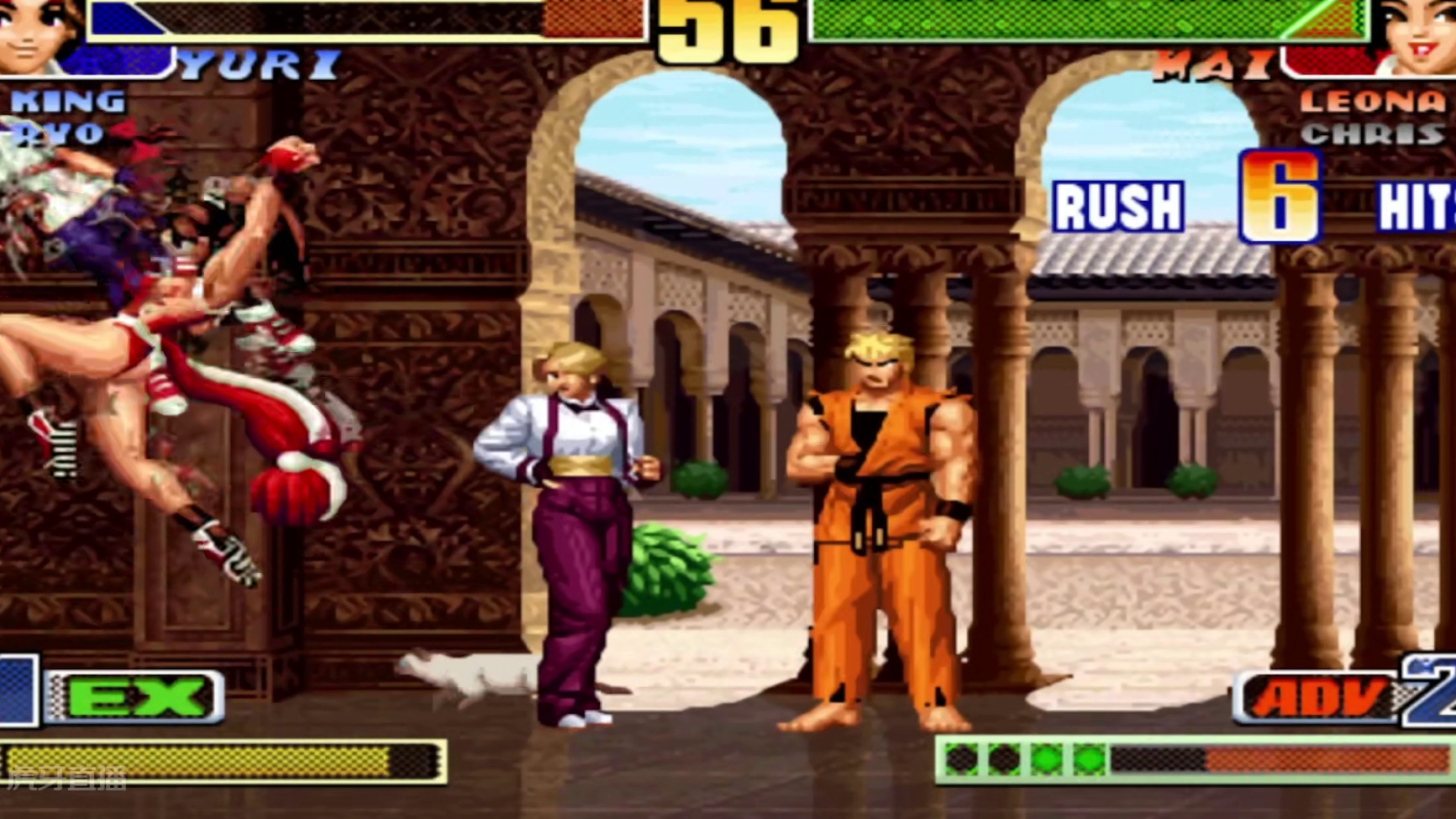 拳皇98c：最强坂崎良大战最强莉安娜！毫厘之差的胜负太精彩