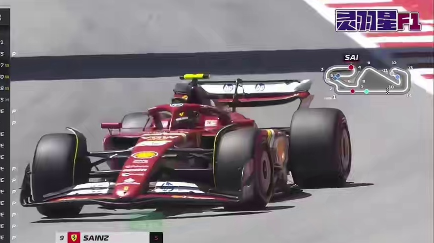 F1 2024 西班牙大奖赛 练习赛三 简评 #F1 #赛车 #西班牙大奖赛 #练习赛