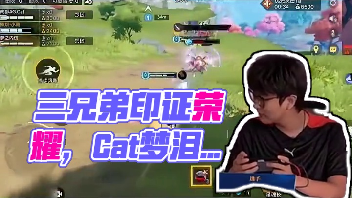 职业选手滑铁卢，星魂战场三兄弟#梦泪Cat王者吃鸡   #王者荣耀星之破晓