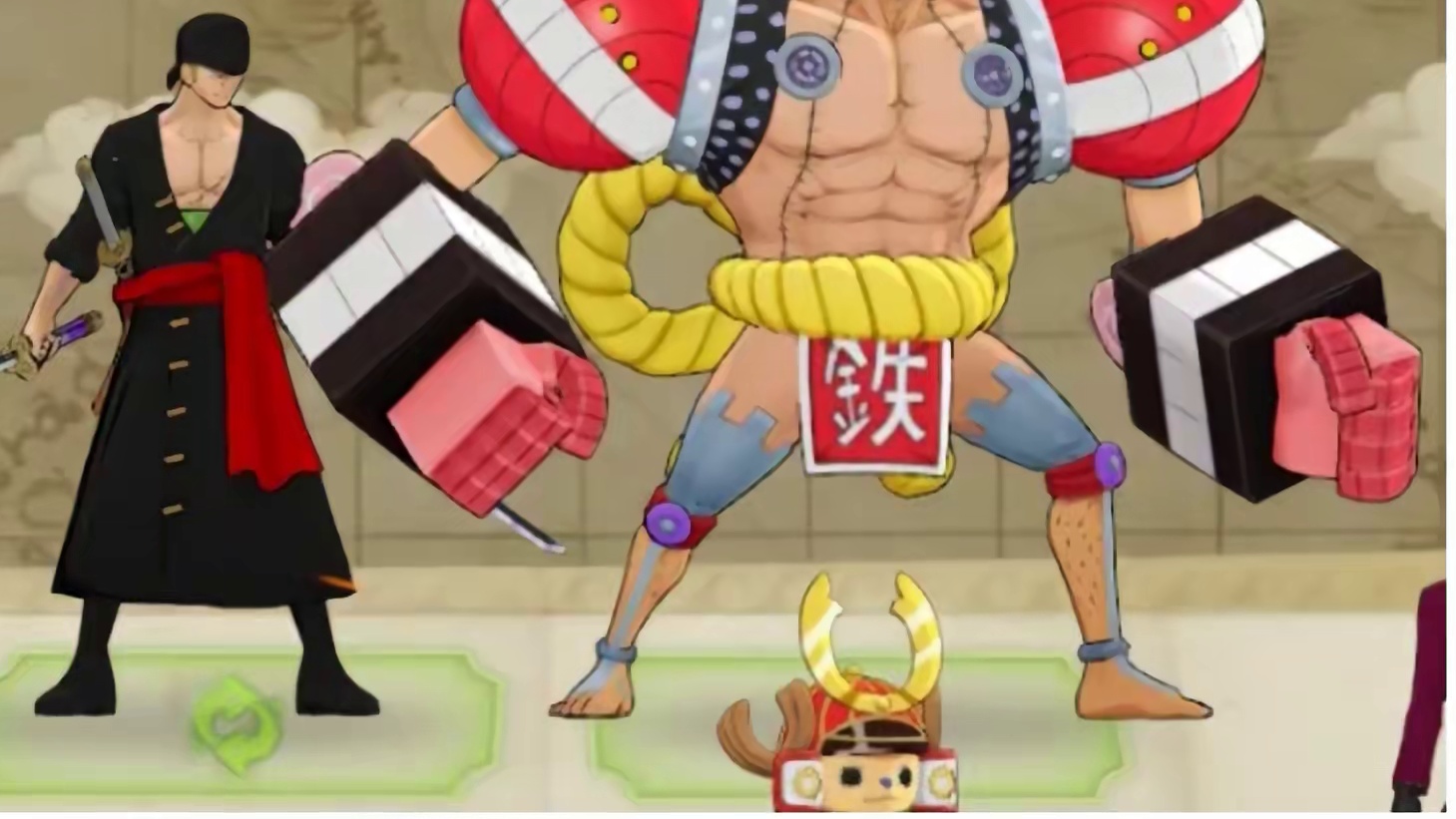 燃烧意志：错了错了，弗兰奇应该保索隆！ #燃烧意志和之国弗兰奇 #草帽一伙船匠 