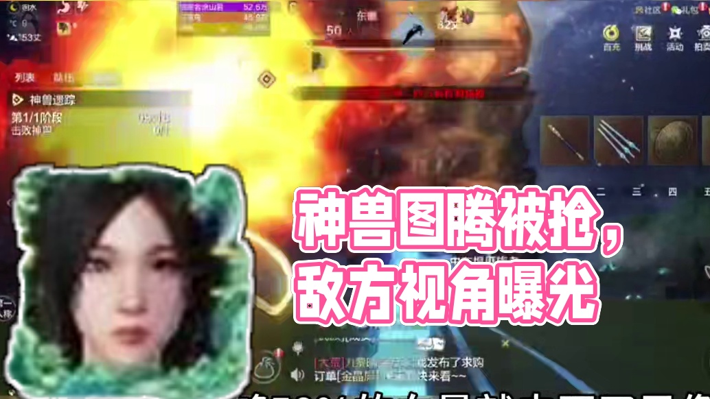 图腾开出神兽被抢 居然还有敌对方的视角  一起来看看到底为什么 #妄想山海 #神兽 #神兽图腾 #神