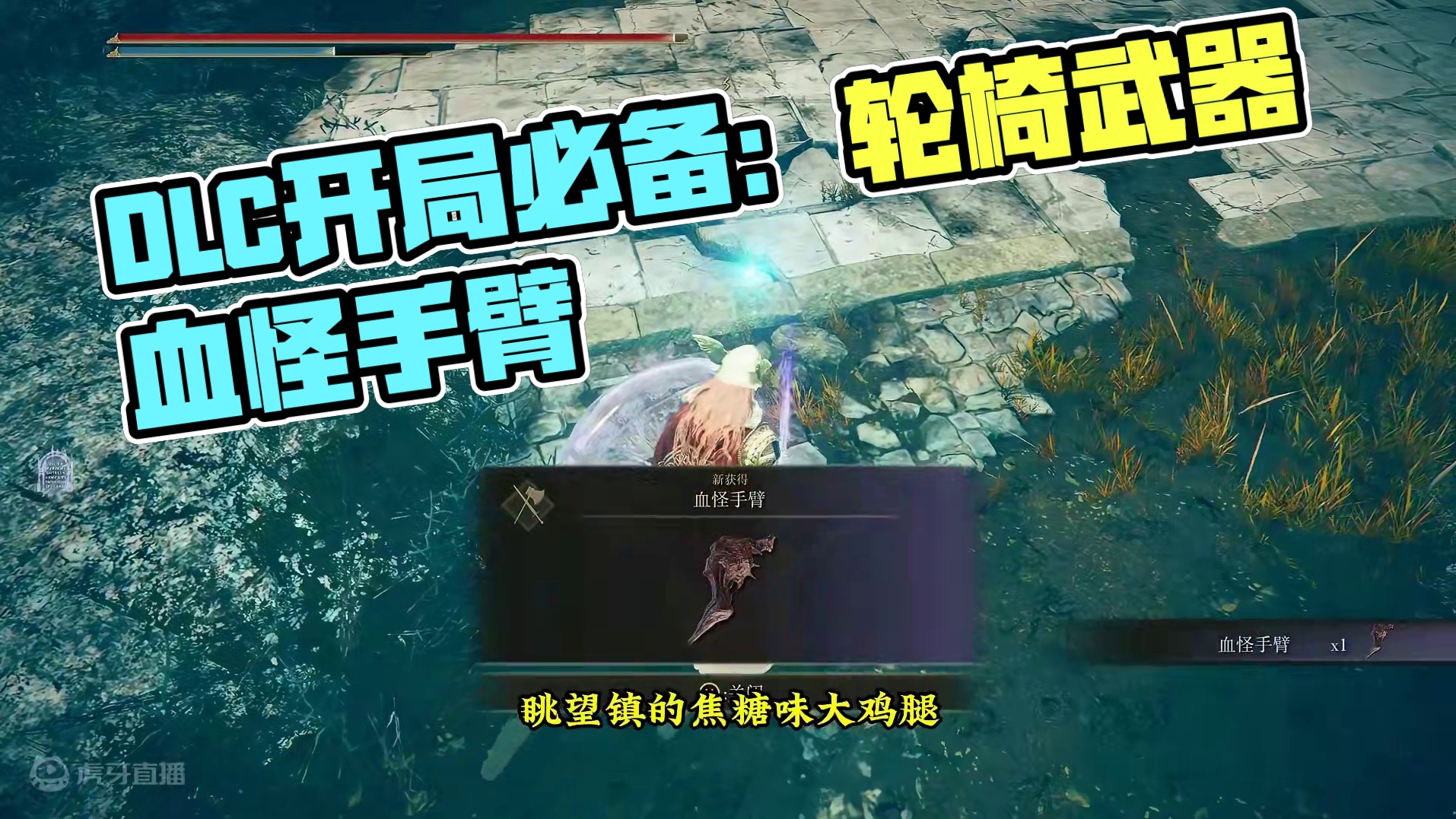 幽影之地DLC最佳开局轮椅武器血血怪手臂，护符灵药衣装属性加点 #艾尔登法环DLC #steam游戏