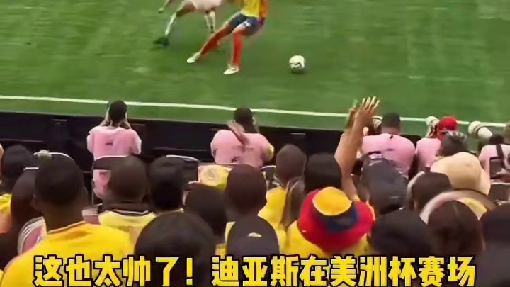 迪亚斯在美洲杯赛场展示他的盘带技巧！#欧洲杯