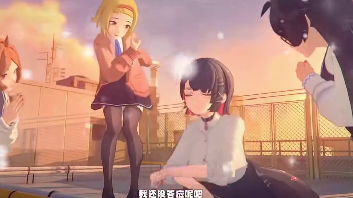 呆萌可爱的学生版鲨鱼妹。#绝区零 #绝区零版本前瞻 #猛犸特勤组