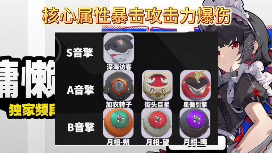 鲨鱼妹全阵容配队音擎选择#绝区零 #绝区零公测 #绝区0周年庆 #艾莲乔 #绝区零