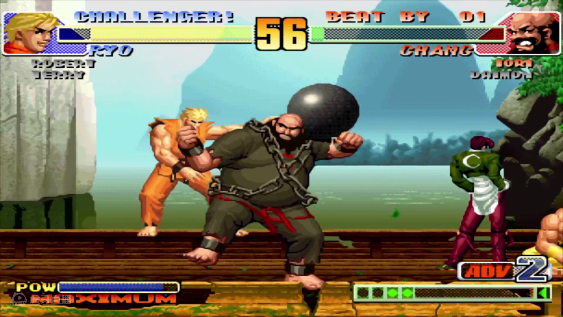 拳皇98c：残血坂崎良再次祭出无限连，灯神跟8神月再次正面对决