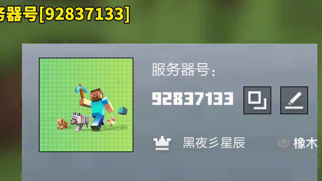 #我的世界 #服务器