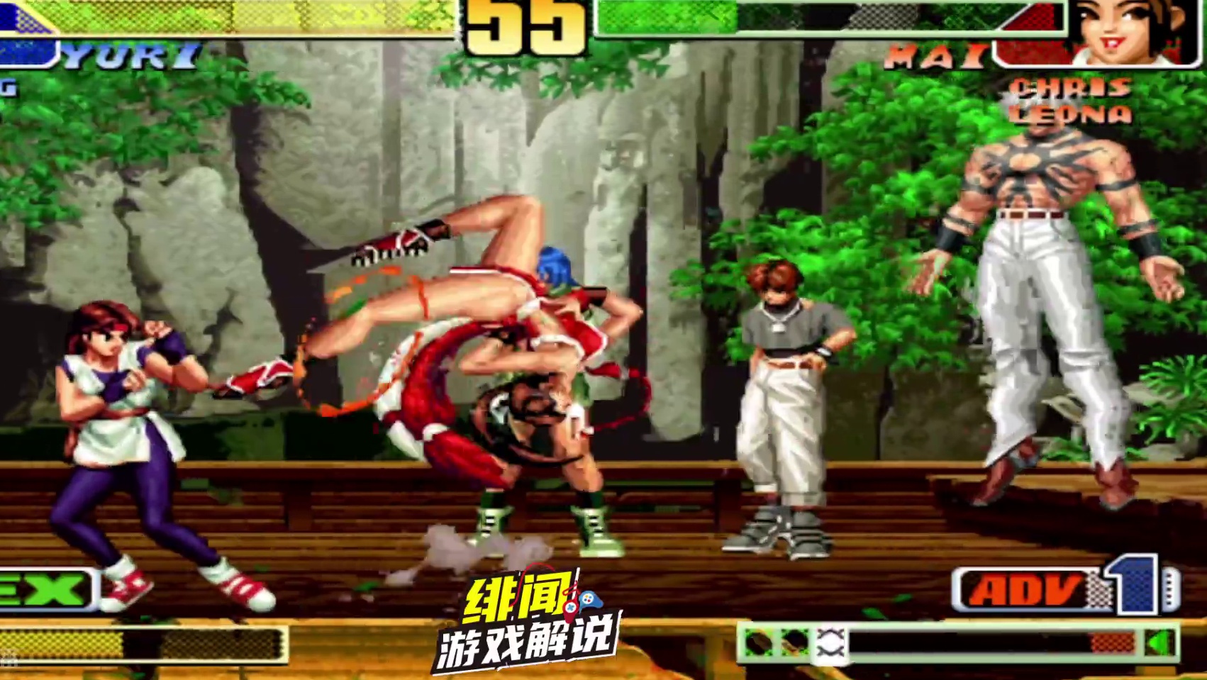 拳皇98c：灯神的坂崎百合可谓一超独霸，神鬼莫测的攻势戏耍对手