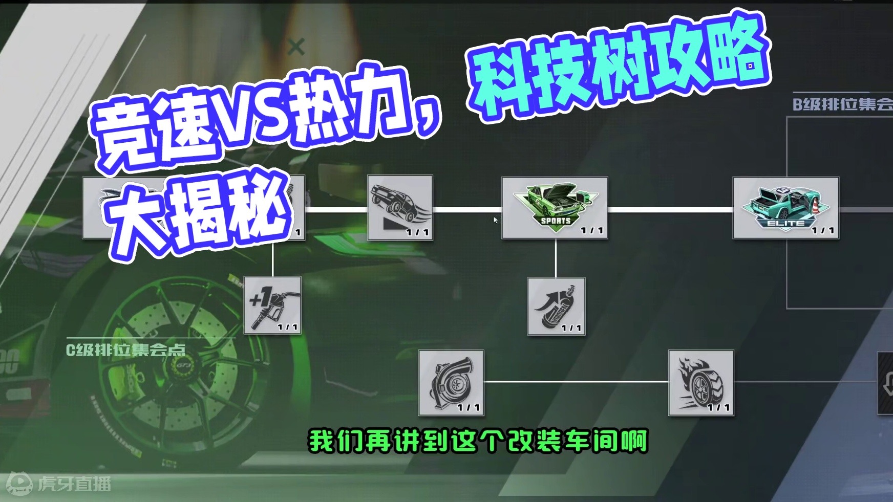 竞速玩家与热力玩家如何点科技树教学 #极品飞车集结 #极品飞车集结公测 #极品飞车集结科技树