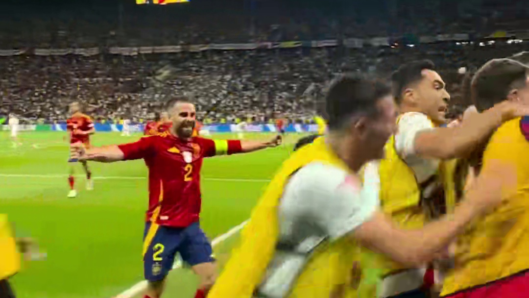 西班牙绝杀英格兰！凯恩心碎之夜！ 英格兰连续两届欧洲杯折戟决赛#西班牙vs英格兰 #英格兰 #欧洲杯