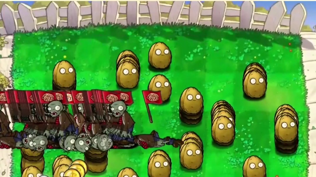 112. 植物大战僵尸 -植物大战1000只暴走旗帜僵尸