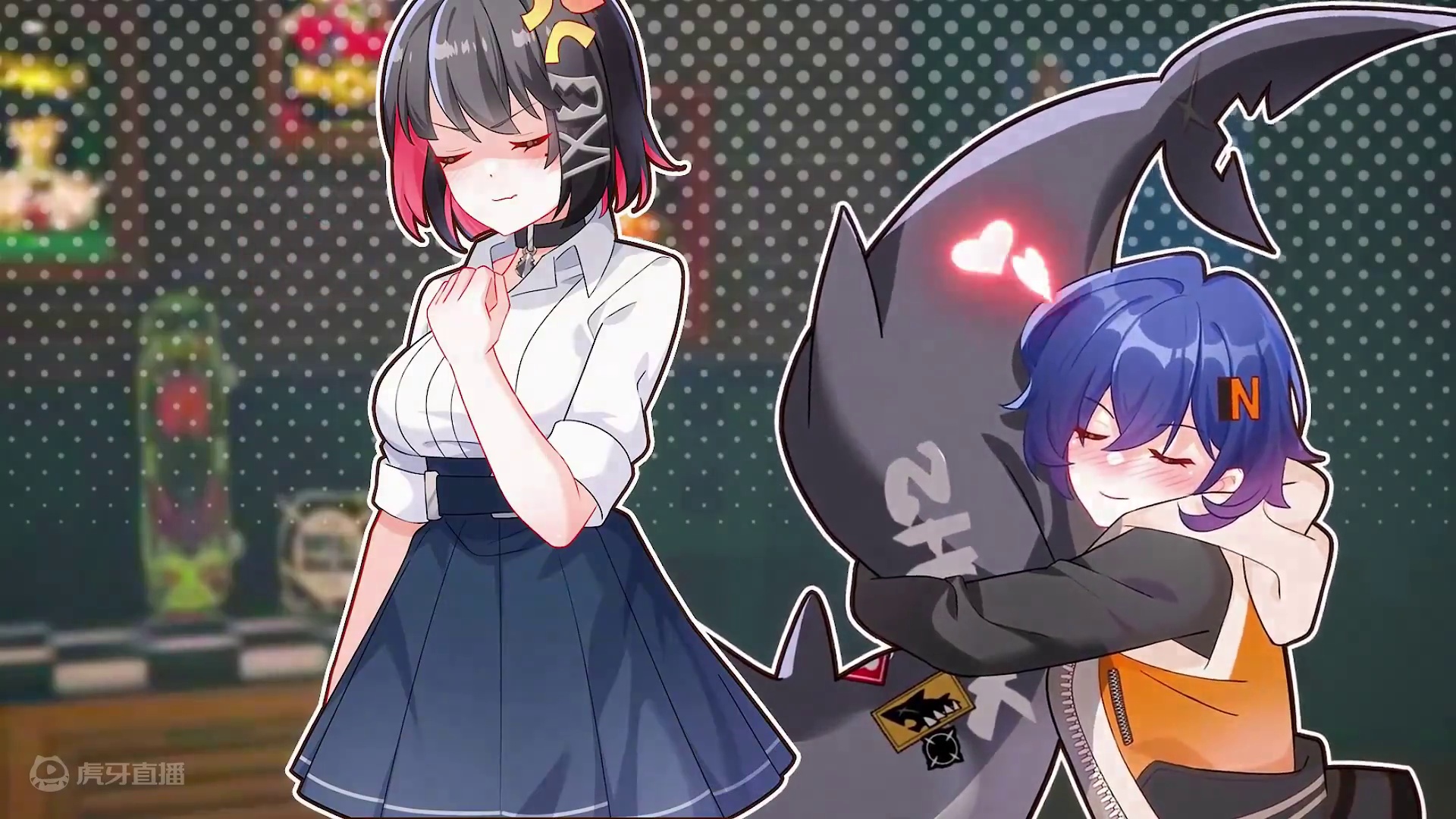 艾莲的尾巴真是百rua不厌啊！ （cr:煤球的啊云酱)#绝区零 #绝区零公测 #超神绳匠团