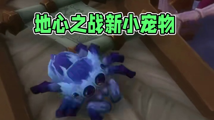 联动小蜘蛛卢卡斯？魔兽世界地心之战新的蜘蛛小宠物 #魔兽世界 #魔兽世界正式服 #地心之战 #魔兽世