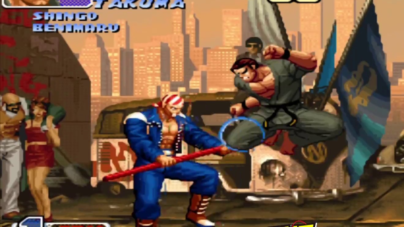 拳皇98c：第一次觉得克拉克也这么帅！一线顶王者的手法太华丽