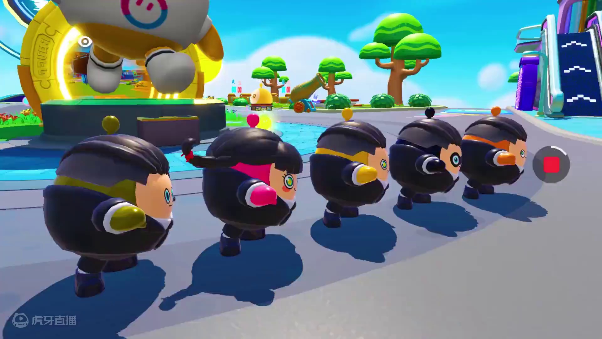 蛋仔派对：蛋仔岛大雕像被盗？嫌犯躲进动物园 ，伪装成了动物！#蛋仔神奇艾比 #蛋仔派对 #蛋仔小剧场