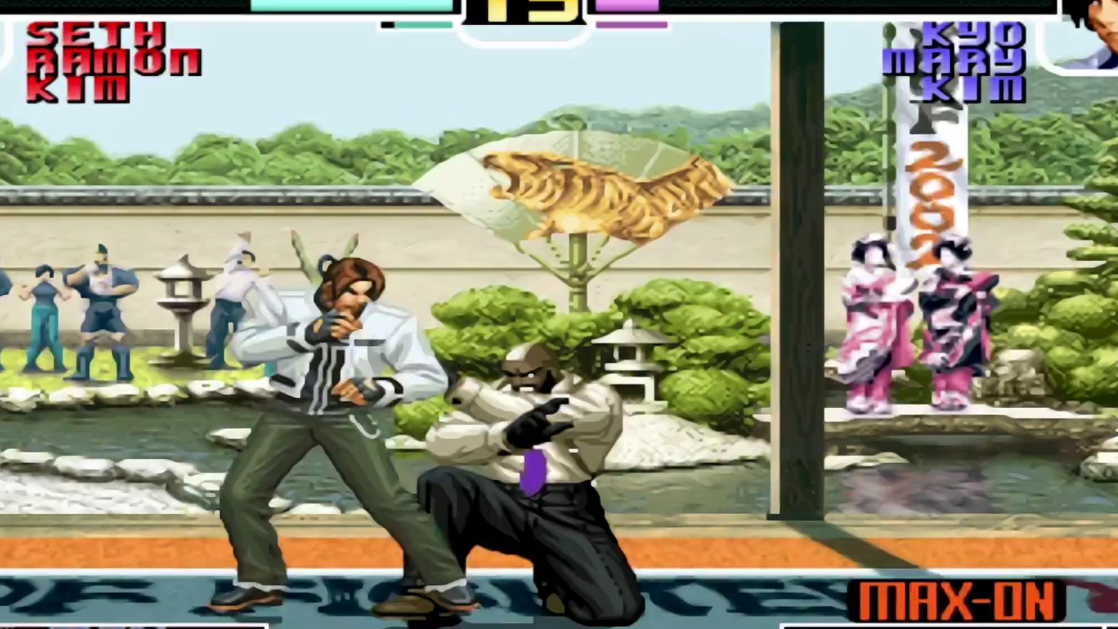 拳皇2002风云：安琪儿的人民肘击太可爱了，完美架招对空实在华丽