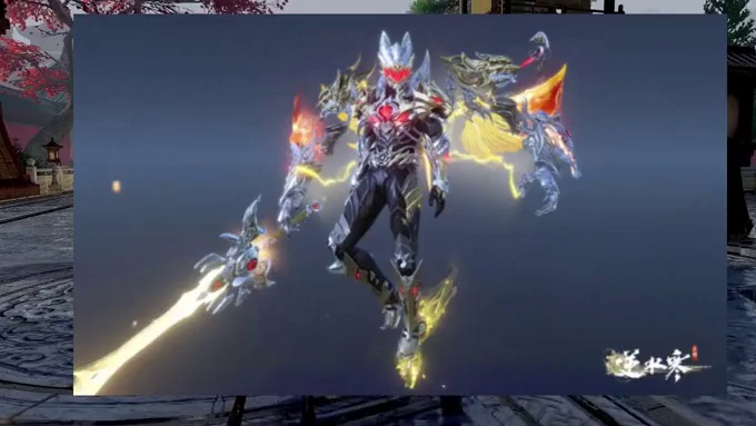 铠甲勇士这一来，不会以后打副本先要集体喊个变身吧 #逆水寒手游 #逆水寒全民制作人 #逆水寒x铠甲勇